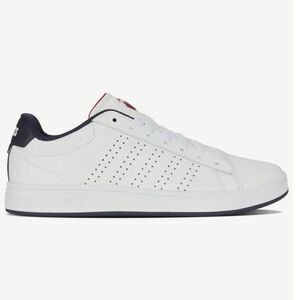 K-Swiss Men's White and Navy Casual Sneakers
